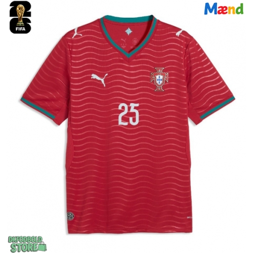 Portugal Nuno Mendes #25 Replika Hjemmebanetrøje VM 2026 Kortærmet